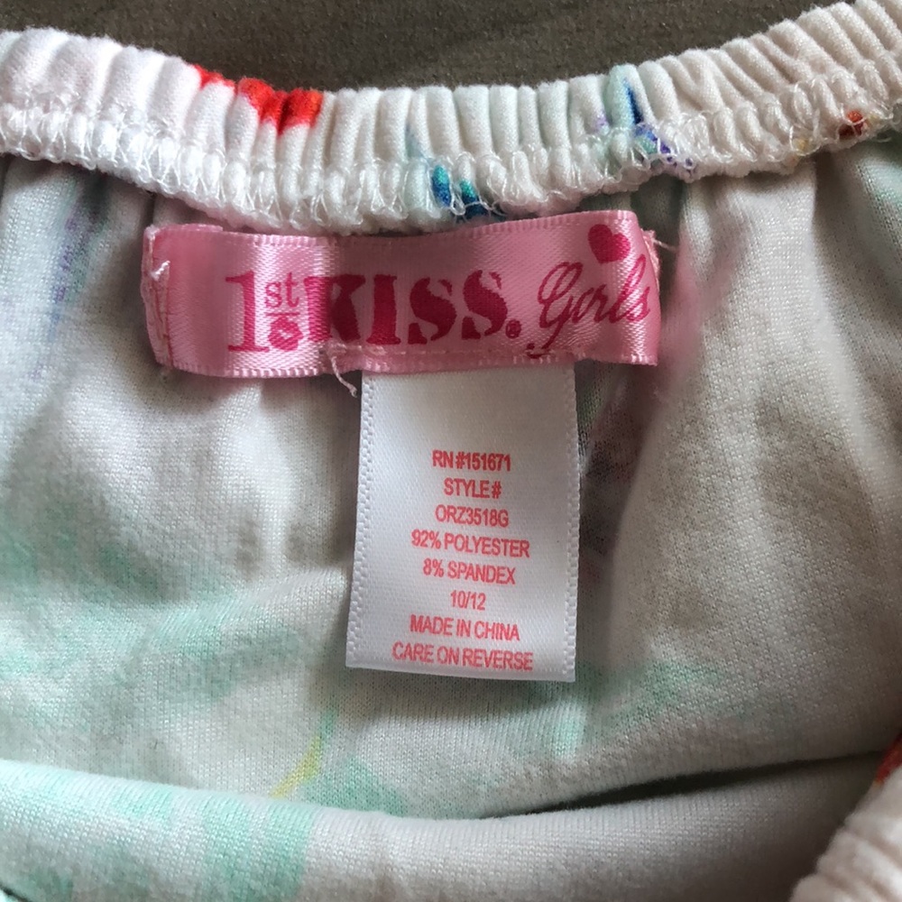 1st Kiss Girls PJ Set - Picture 3 of 3